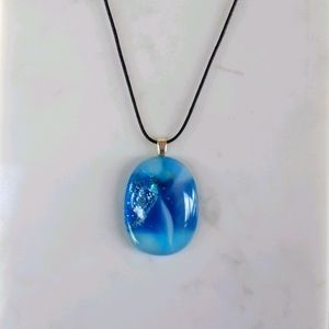 Artisan Glass Pendant Necklace